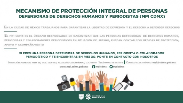 Mecanismo de Protección Integral de Personas Defensoras de Derechos Humanos y Periodistas